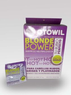 Shampoo Neutralizador Blonde Power OTOWIL sachet.