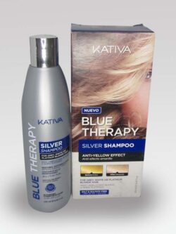 Shampoo Silver Blue Therapy KATIVA 250ml.