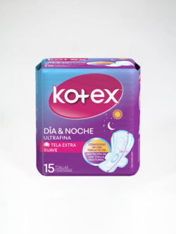 Toallas Femeninas KOTEX Día y Noche.
