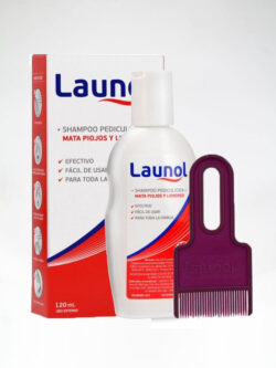 Shampoo Pediculicida LAUNOL Piojos y Liendres 120ml.