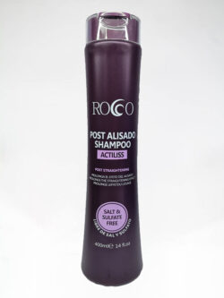 Shampoo Post Alisado ROCCO 400ml Actiliss.